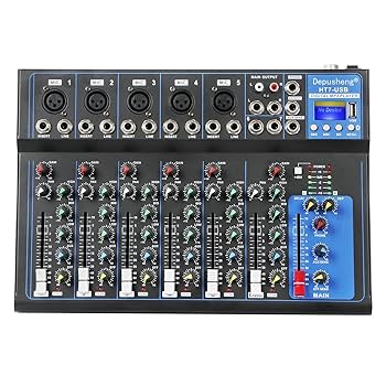 Amazon | Depusheng HT7 Bluetoothポータブルオーディオミキサー